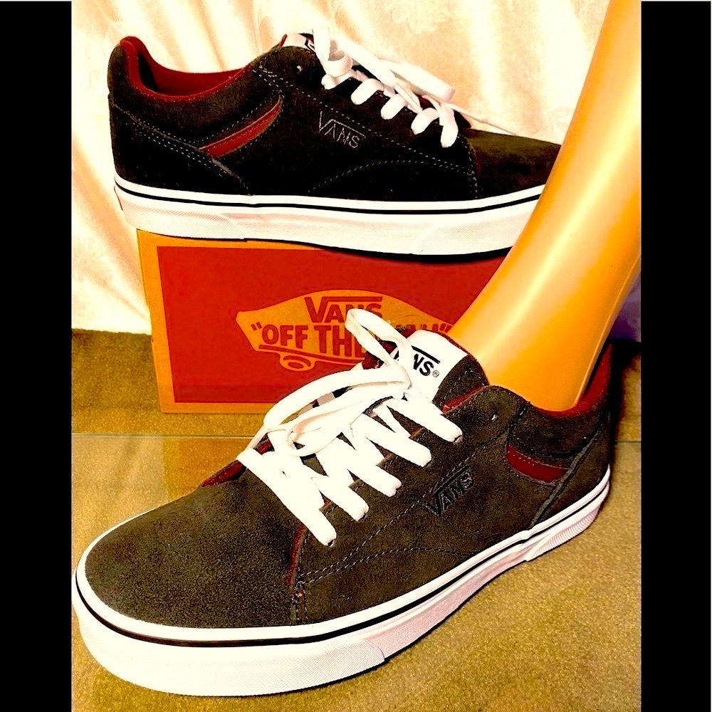 VANS SUEDE RAVEN/WHITE SELDON SNEAKERS